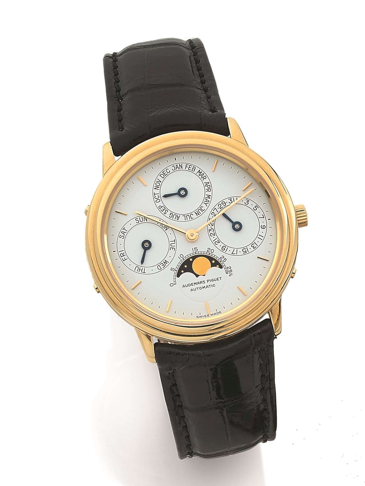 O - AUDEMARS PIGUET  Quantième Perpétuel Automatique, ref. 5548BA, n° 274442 / C21591