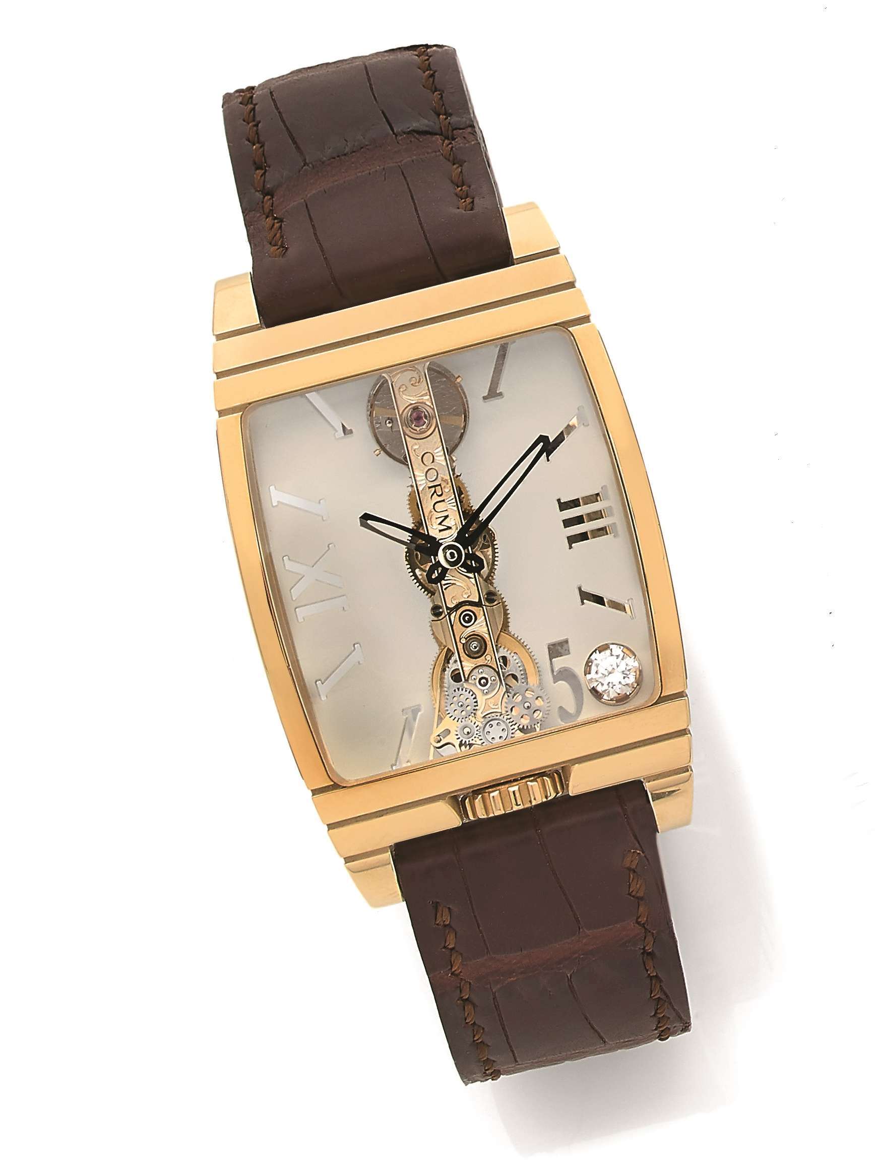O - CORUM  Golden Bridge "50th Anniversary", ref. 113.560.56, n° 1410079