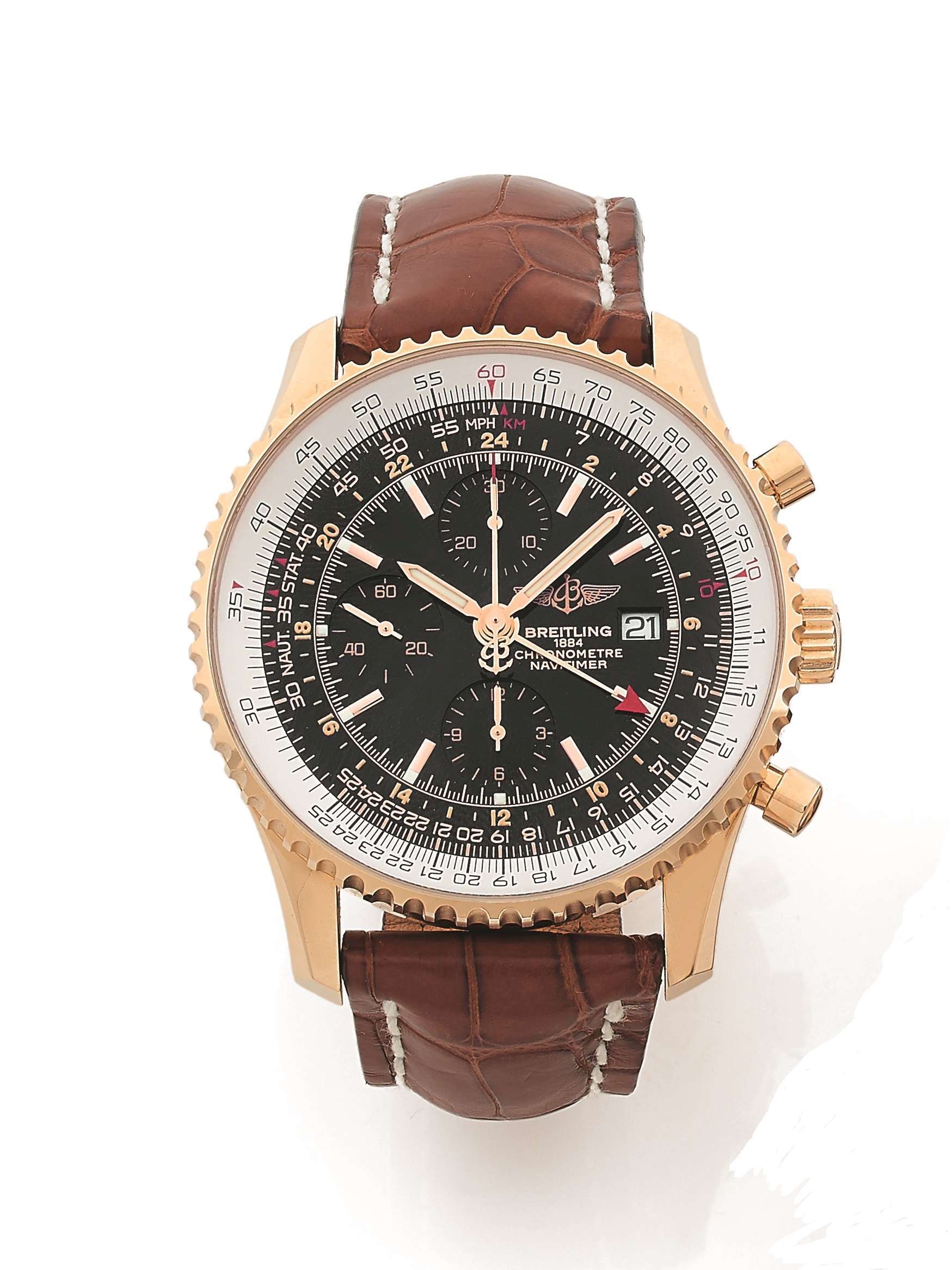 O - BREITLING  Navitimer World, ref. H24322, n° 612517 - 088/100