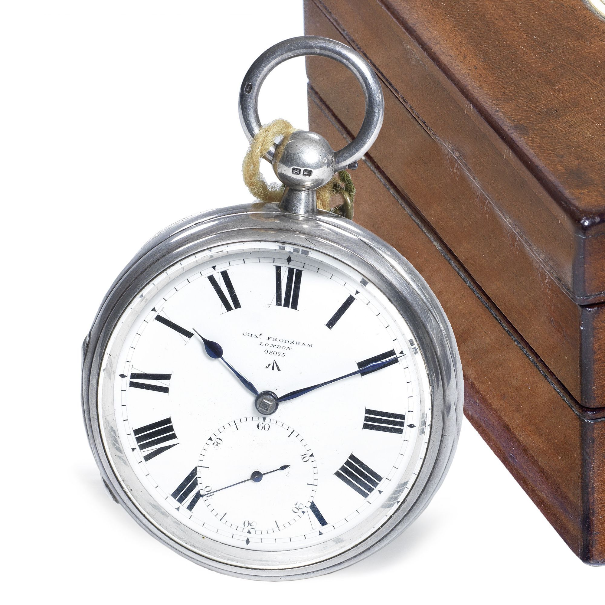 Charles Frodsham. A silver key wind open face deck watch Case, Dial & Movement No.08075, London Hallmark for 1891