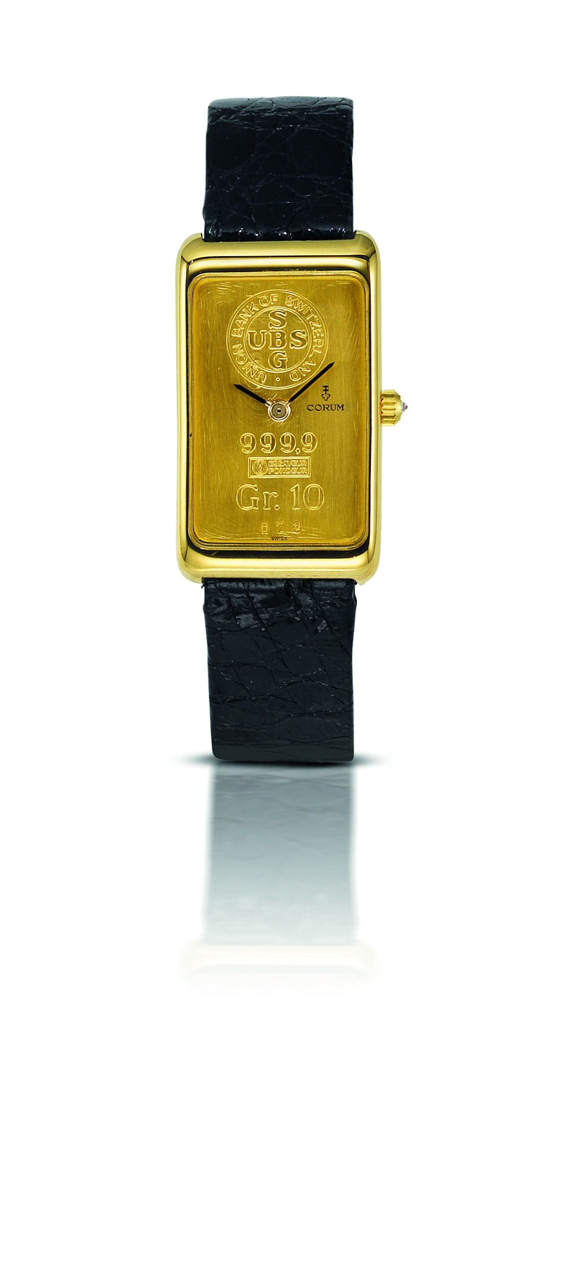 Corum. An 18ct gold manual wind wristwatch Ref:1440054, Case No.332241, Movement No.167881, Circa 1979