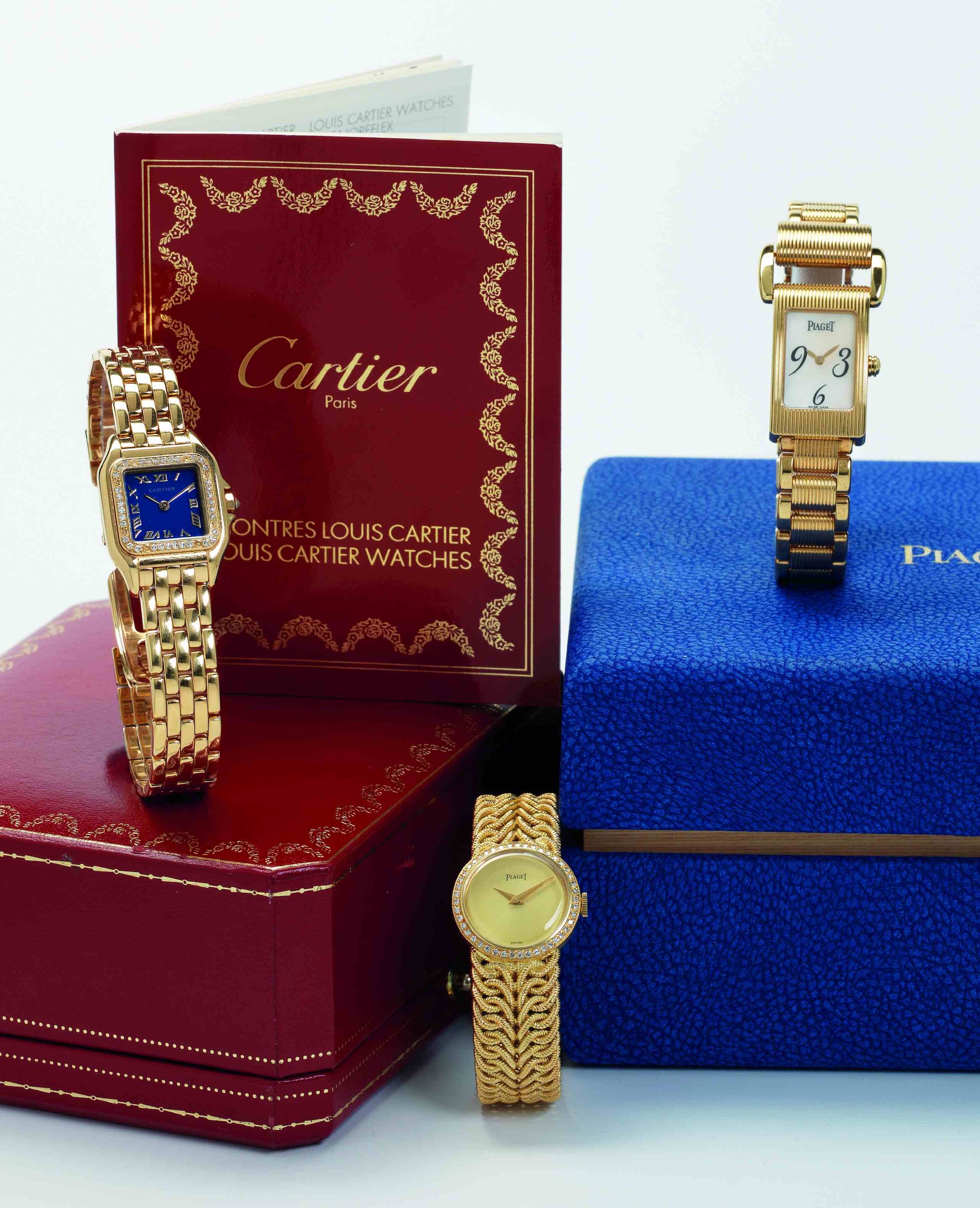 Piaget. A fine 18ct gold and diamond set manual wind lady's bracelet watchRef:6922 K30, Case No.247111, Movement No.744942, Circa 1980