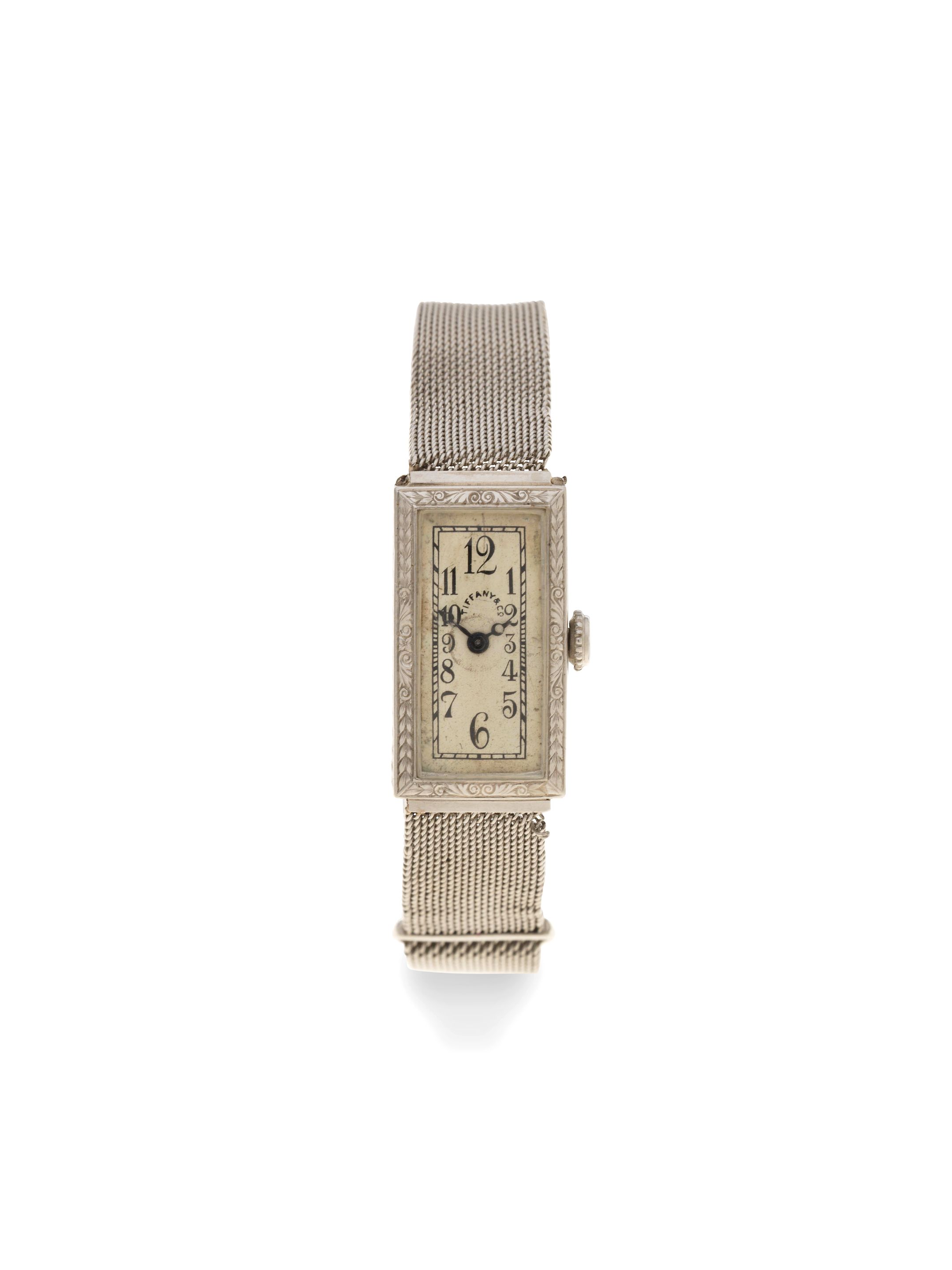 C.H. Meylan for Tiffany & Co. A platinum manual wind cocktail watch Ref: 2315, Circa 1925