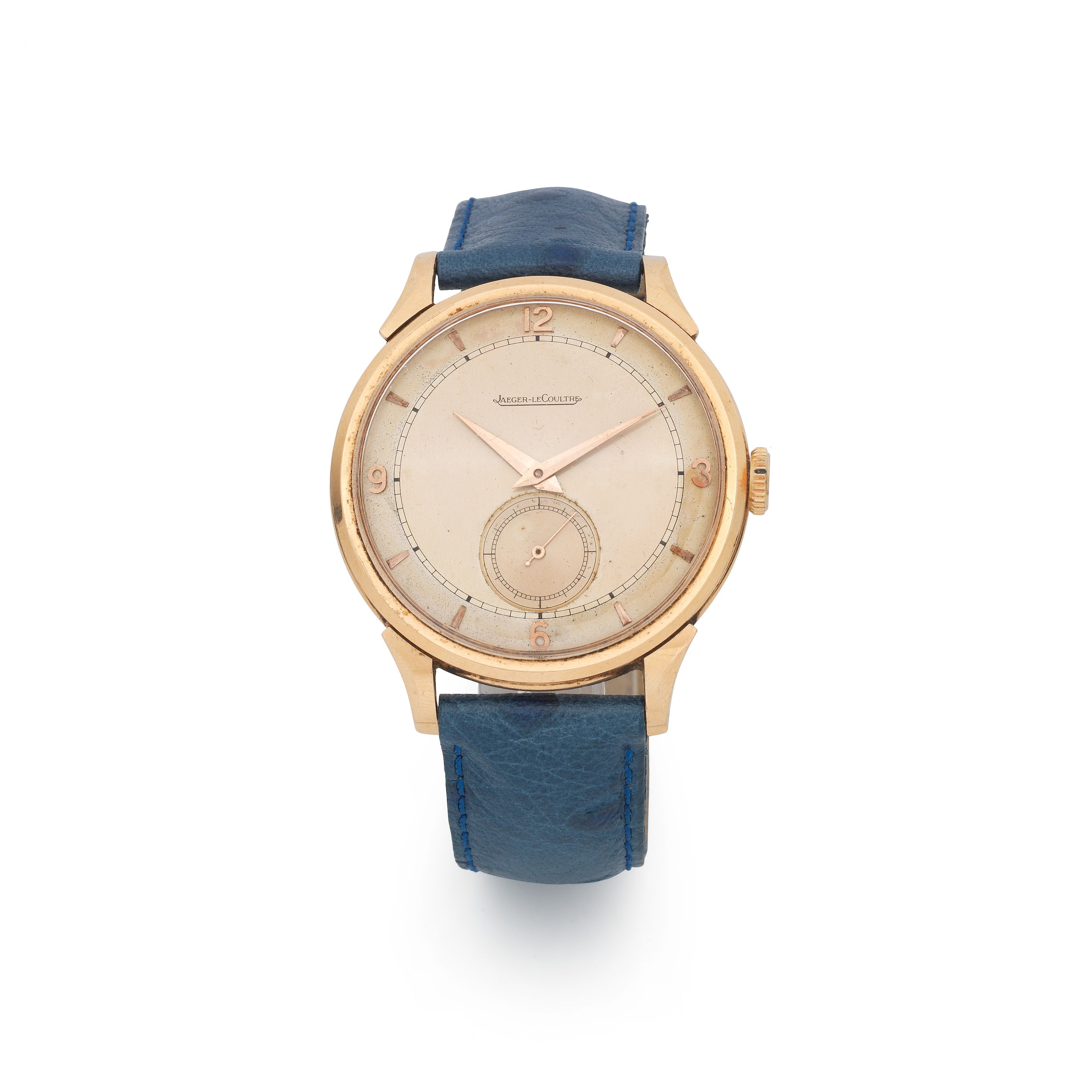 Jaeger-LeCoultre. An 18k gold manual wind wristwatch Circa 1950