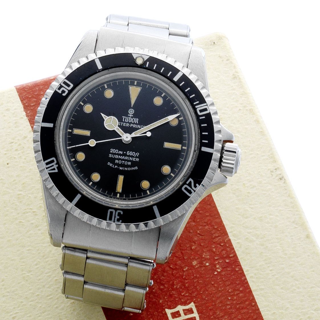 Tudor. A stainless steel automatic bracelet watch Submariner, Ref:7928, Serial No.433479, Circa 1960