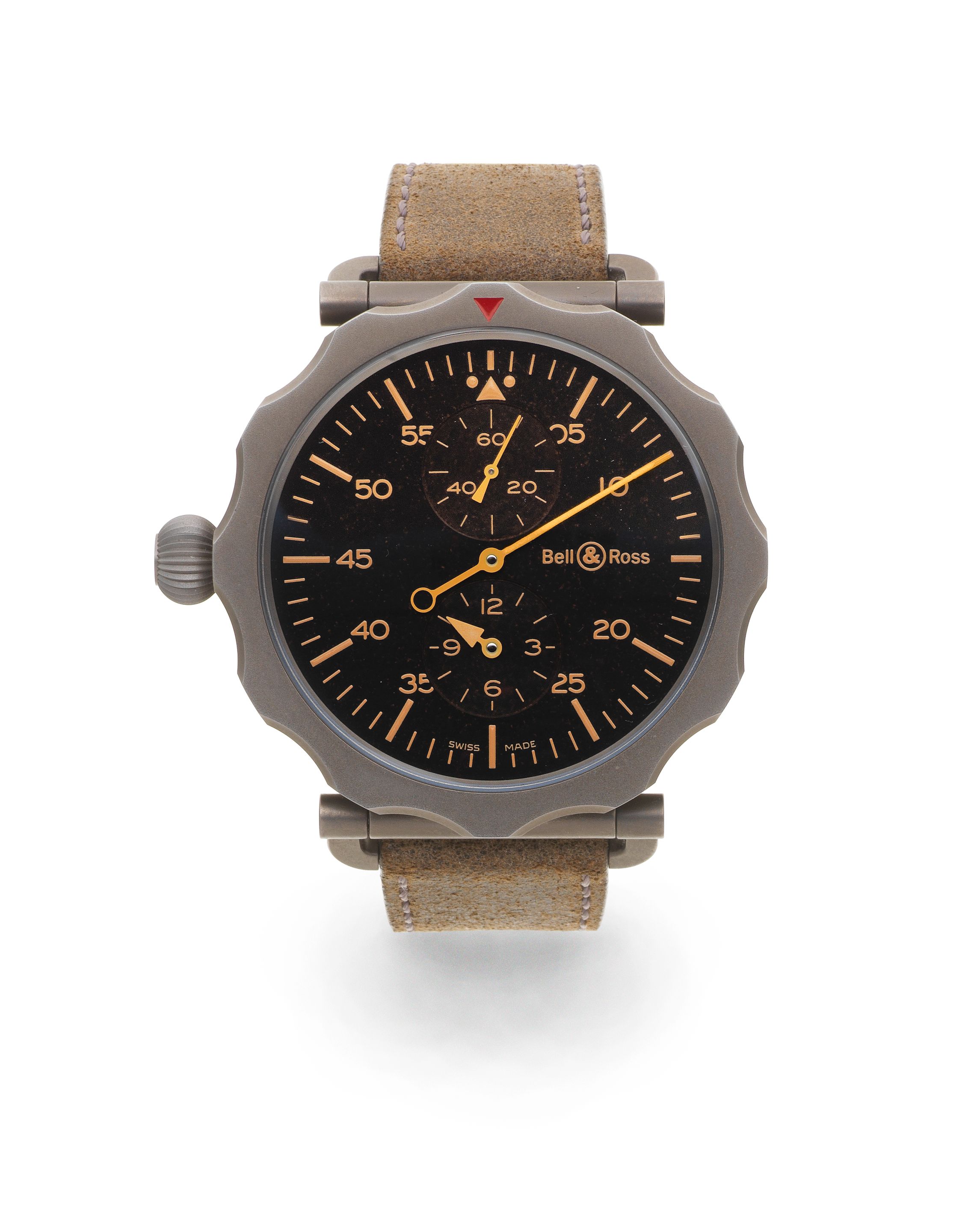 Bell & Ross. A stainless steel plated automatic wristwatch with regulator dial BR WW2-71-SP, Sold 21st February 2013