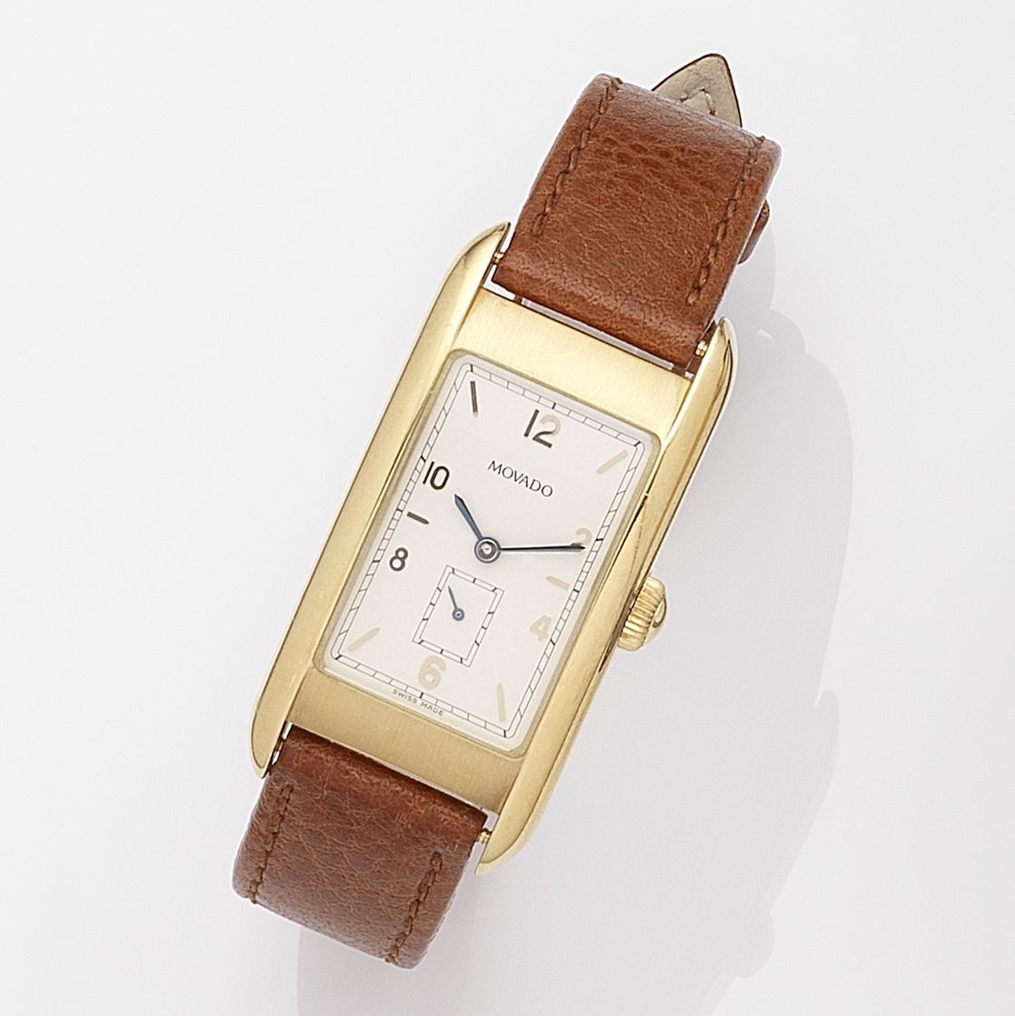 Movado. An 18k gold manual wind wristwatch Ref:40.A8.620, No.214, Circa 1990