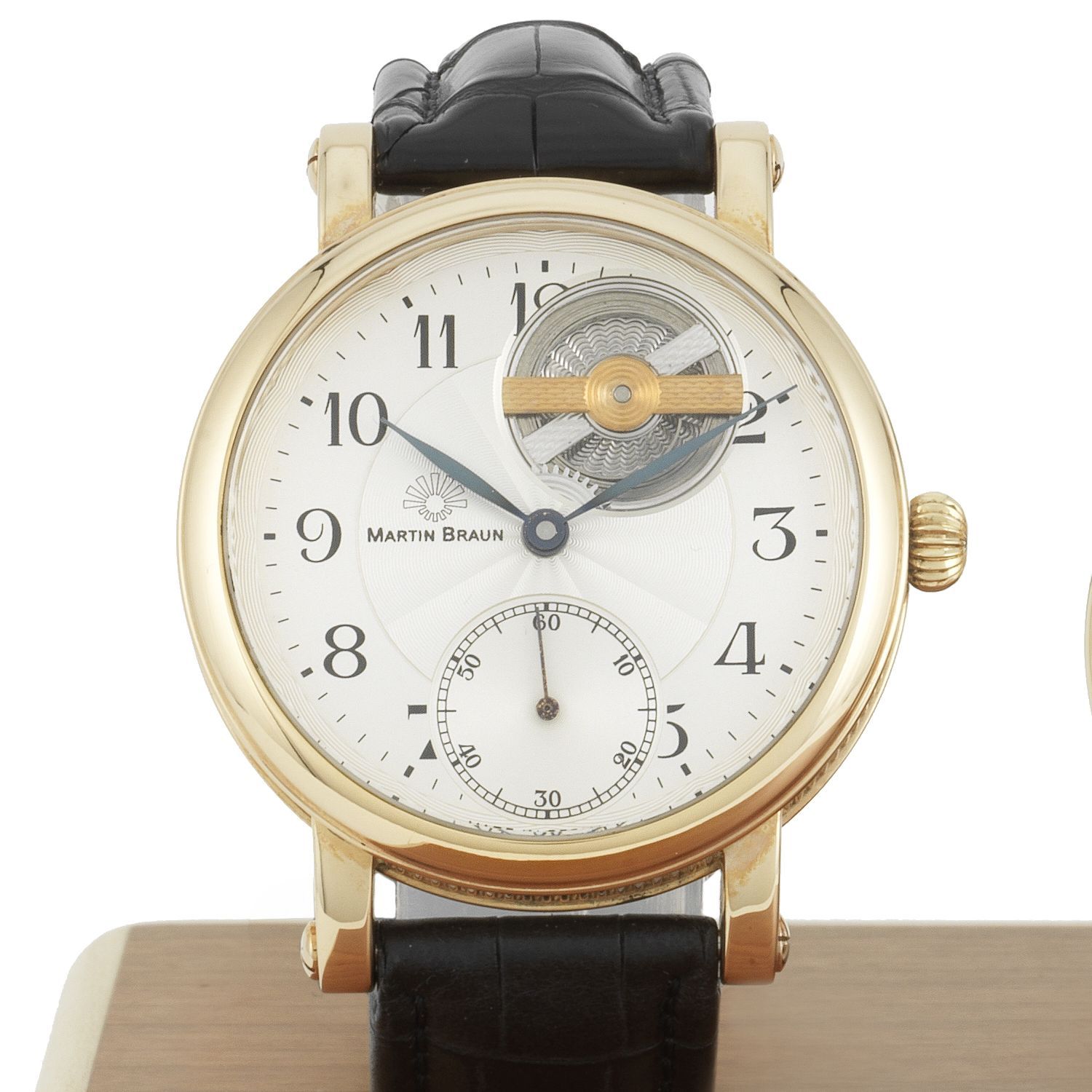 Martin Braun. An 18K rose gold manual wind wristwatch La Belle, Ref:006, No.750/000, Circa 2003