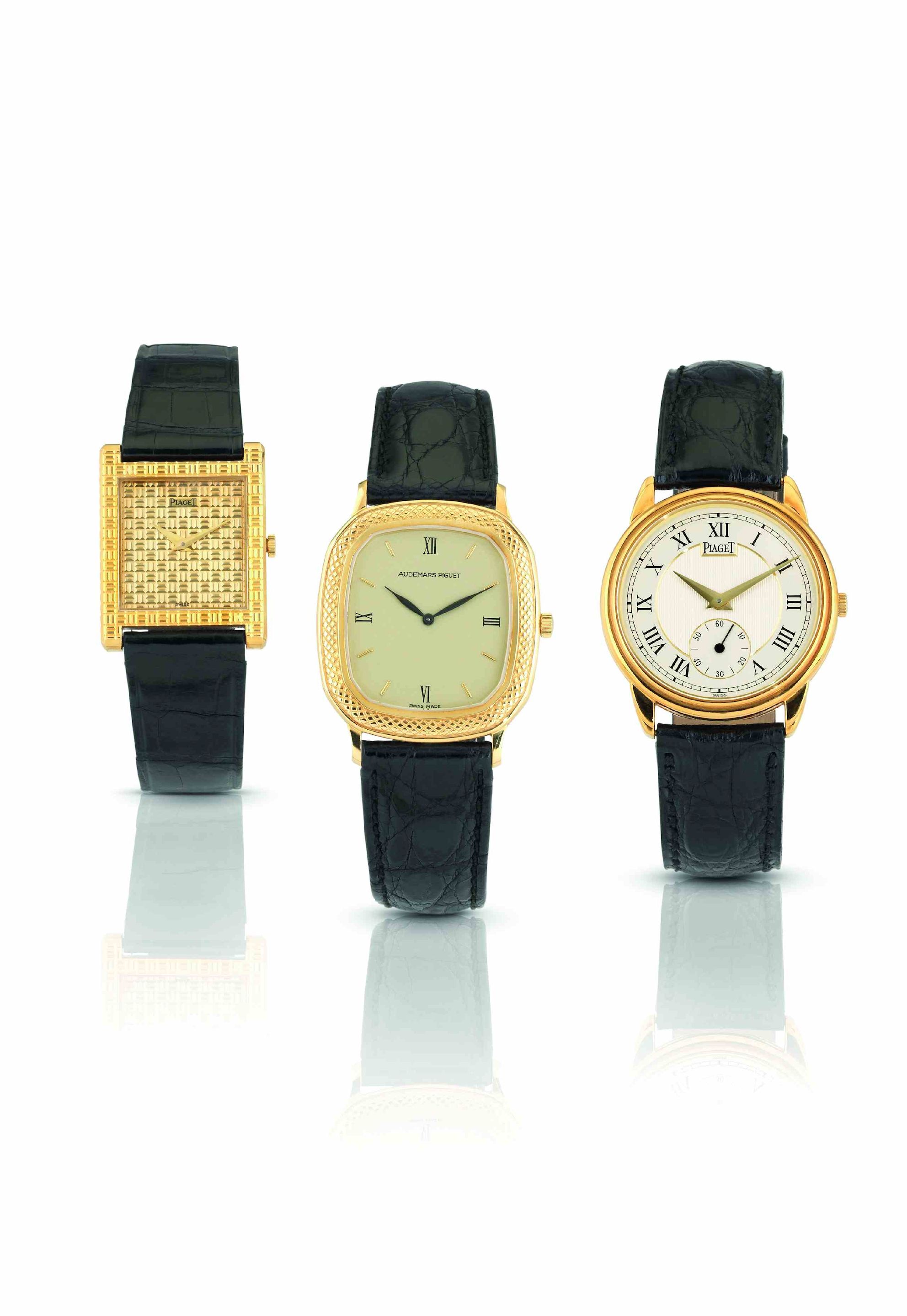 Audemars Piguet. A fine 18ct gold manual wind wristwatchCase No.D548, Movement No.366153, Circa 1990