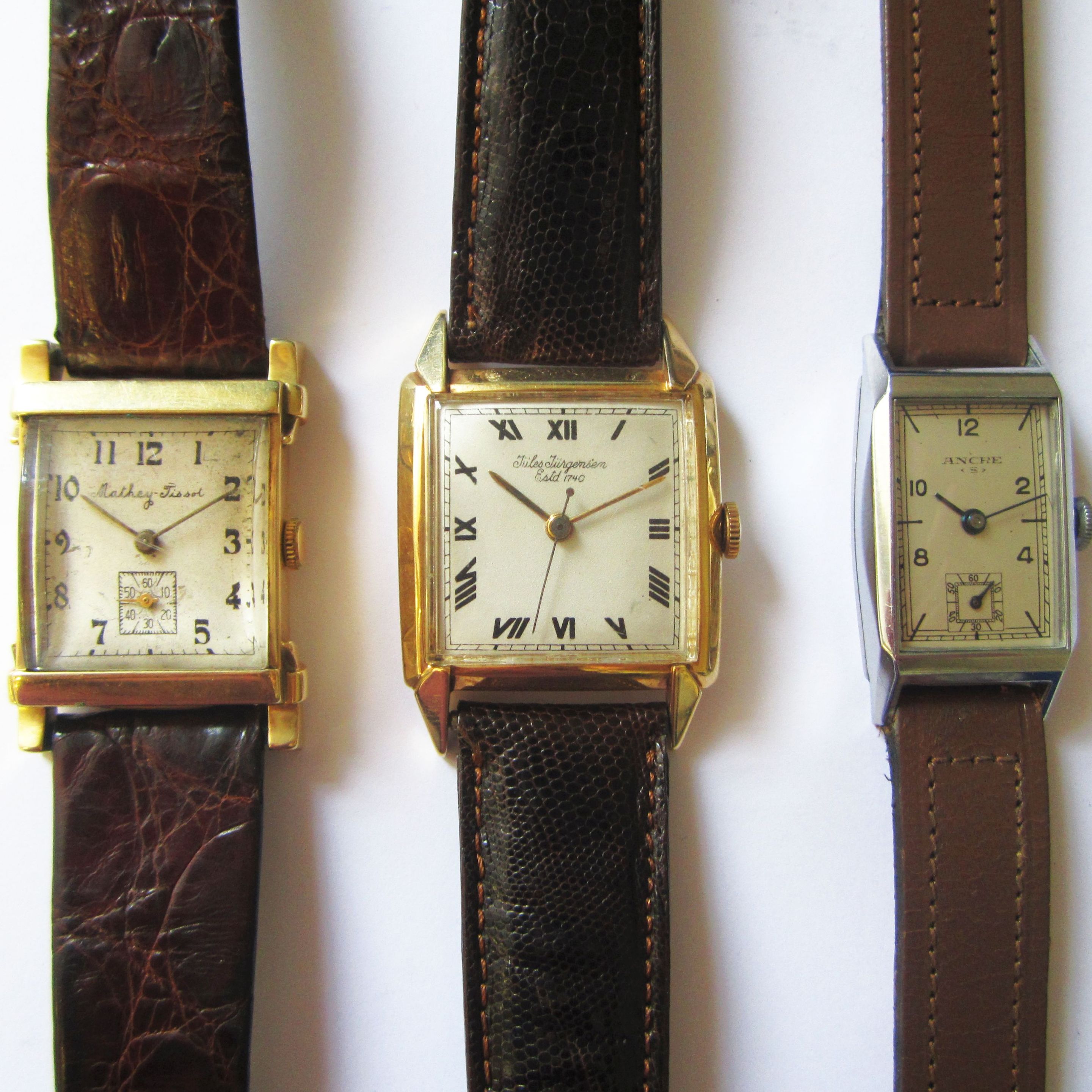 A lot of three wristwatches (AF)