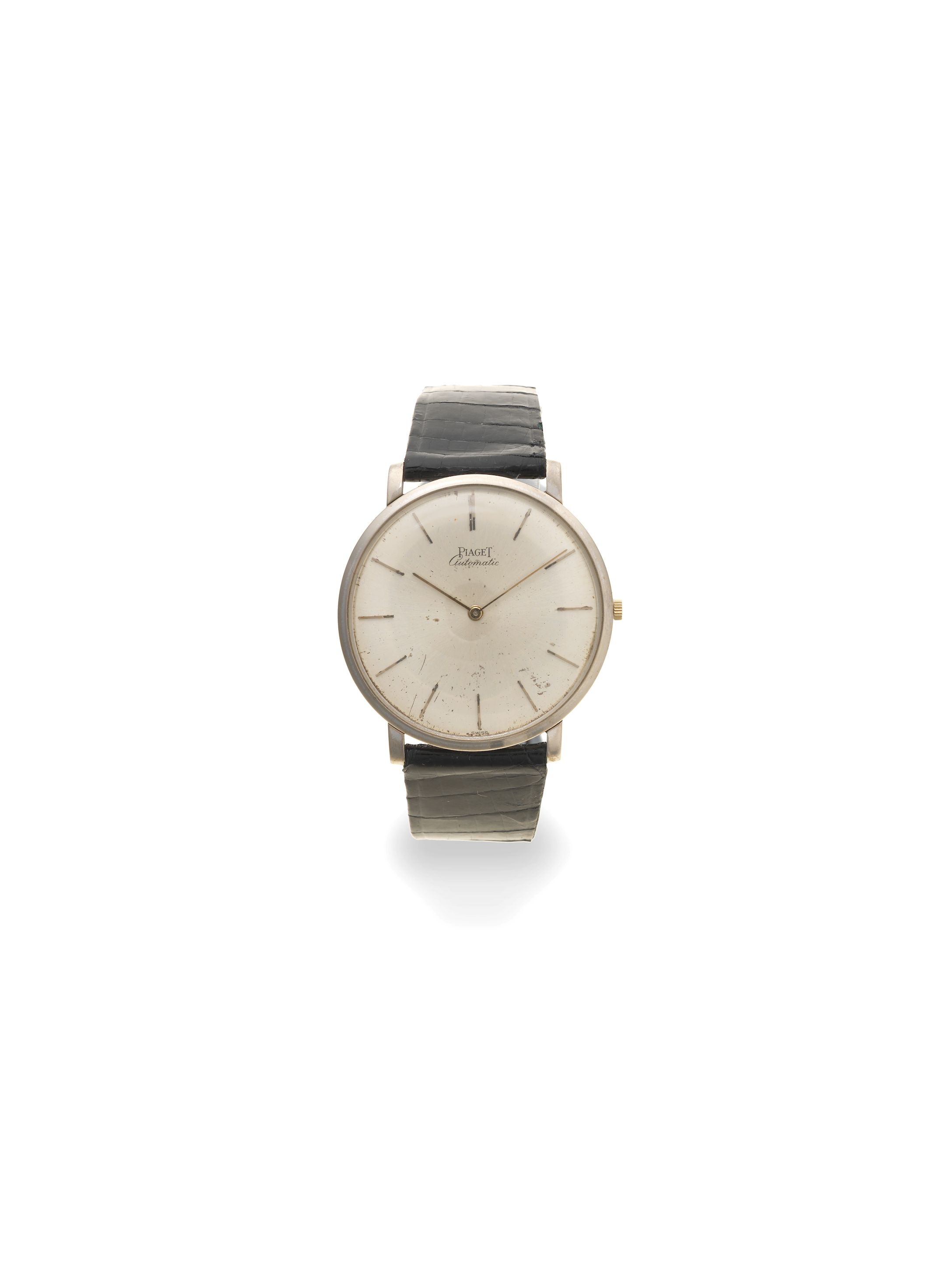 Piaget. An 18K white gold automatic wristwatch Ref: 12212, Circa 1965