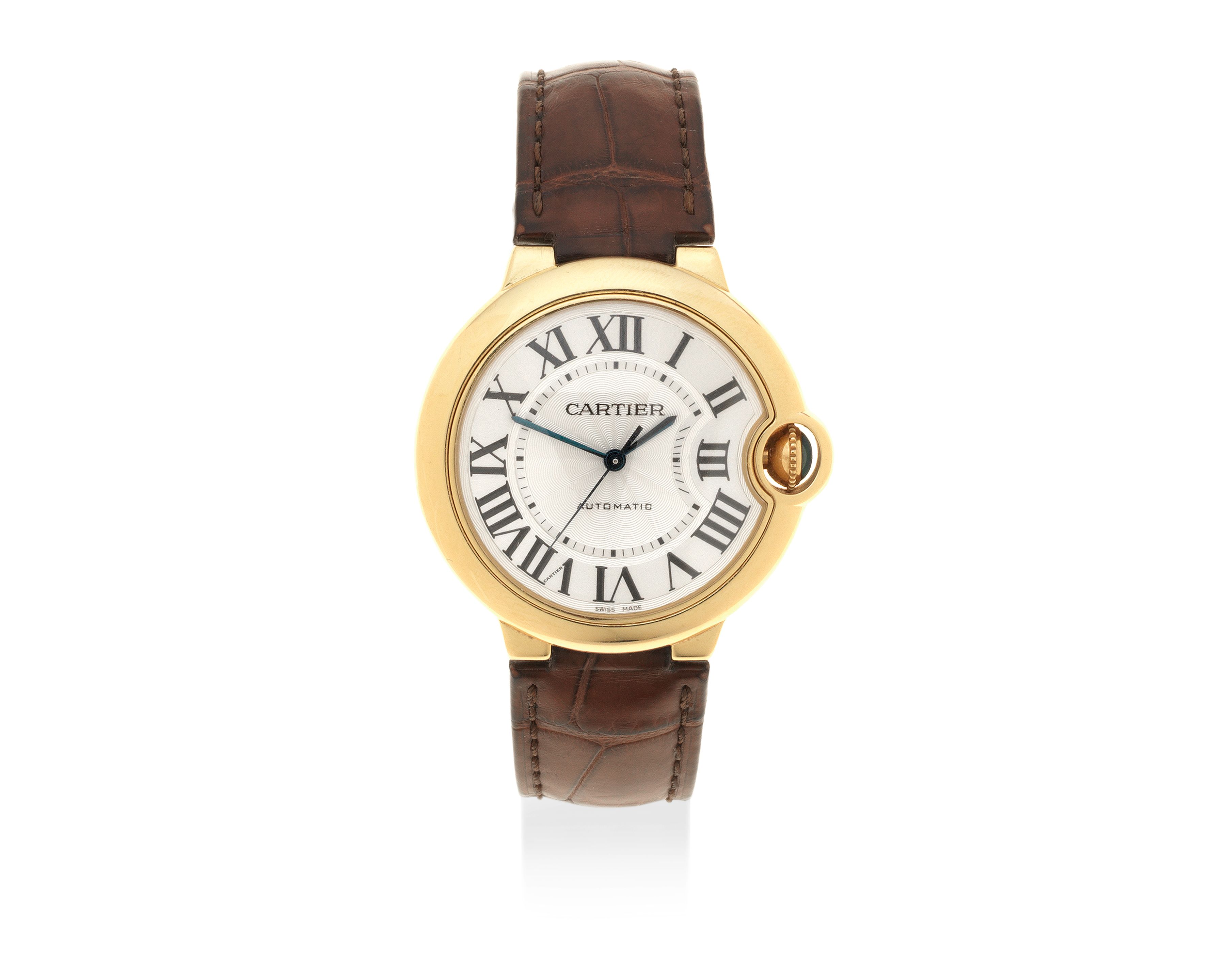 Cartier. An 18K gold automatic wristwatch Ballon Bleu, Ref: 3002, Circa 2010