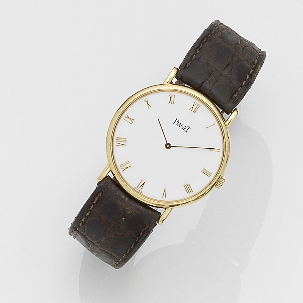Piaget. An 18k gold manual wind wristwatch Ref:9065 N, Case No.558004, Movement No.9003427, Circa 1990