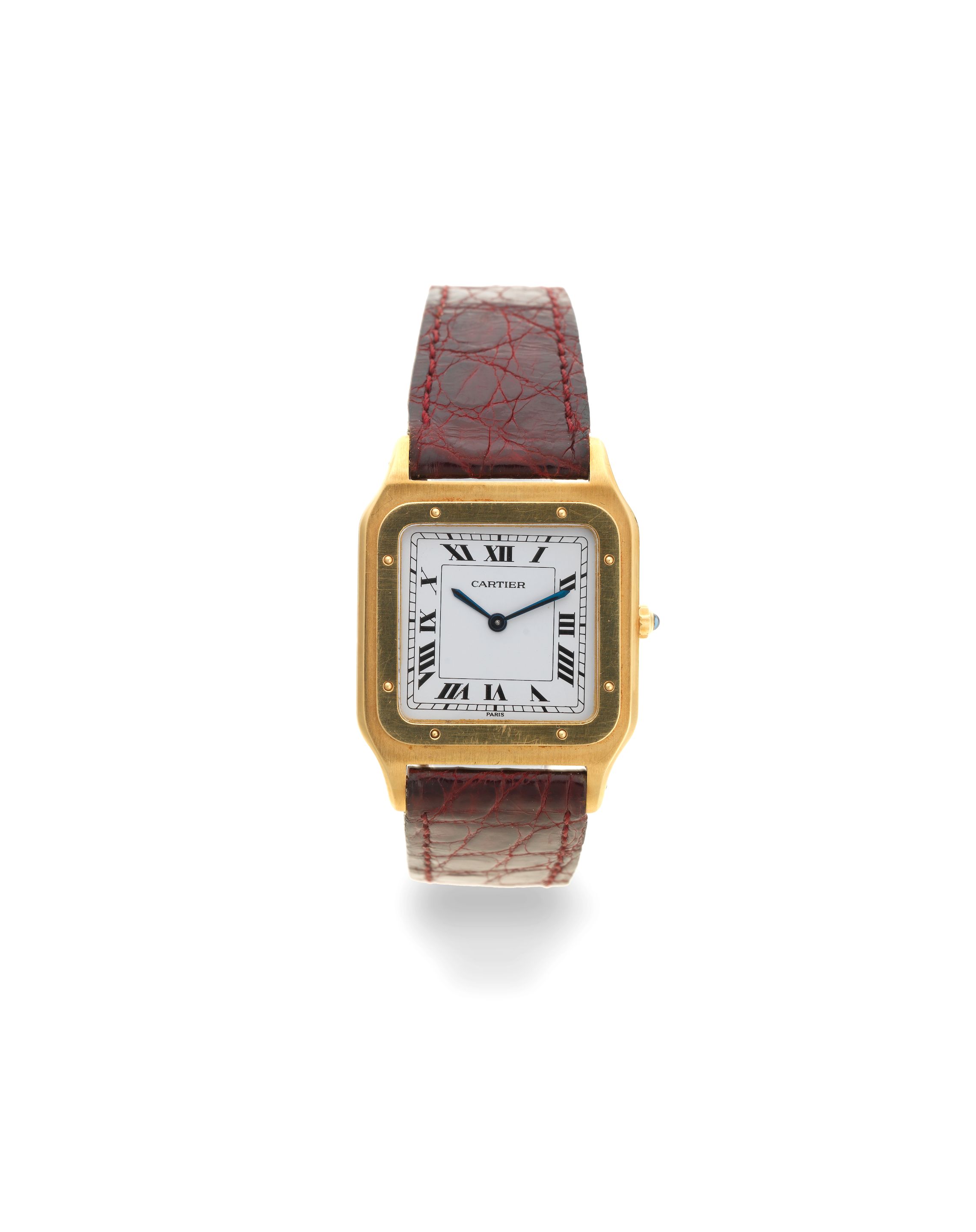 Cartier. A midsize 18K gold manual wind wristwatch Pantheré, Circa 1990