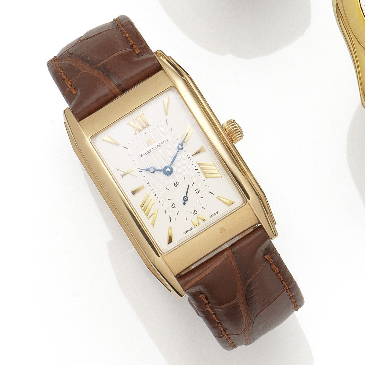 Maurice Lacroix. An 18K rose gold manual wind wristwatch Masterpiece, Ref:MP7009, Case No.AM728248, Sold 20th November 2006