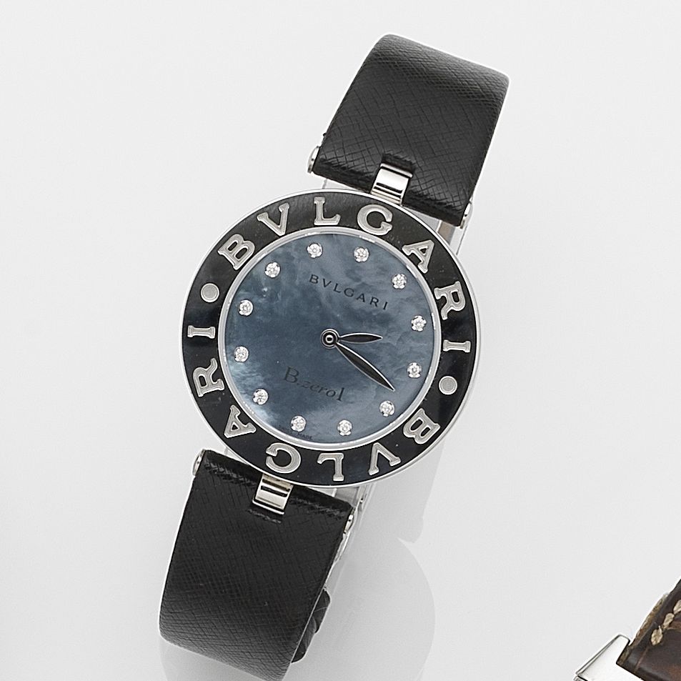 Bulgari. A lady's stainless steel quartz wristwatch B.zero1, Ref:BZ30S, Case No.D00619, Recent