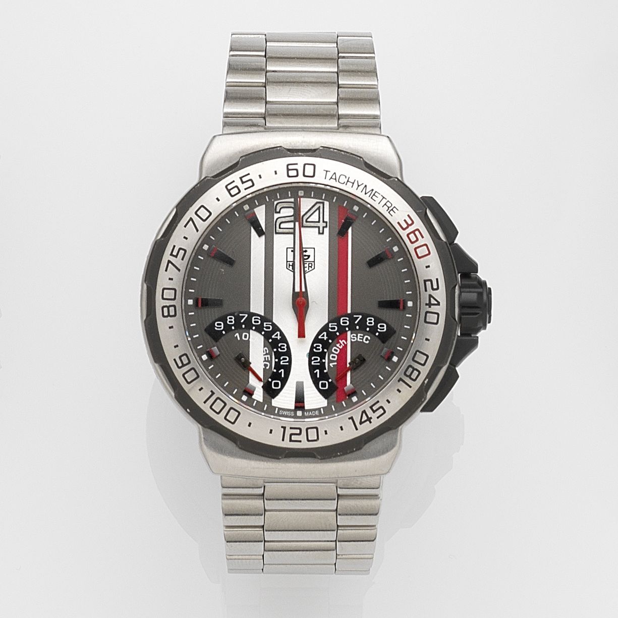 TAG Heuer. A stainless steel quartz calendar chronograph bracelet watch Calibre S, Ref:CAH7011, Case No.EKD2217, Circa 2013