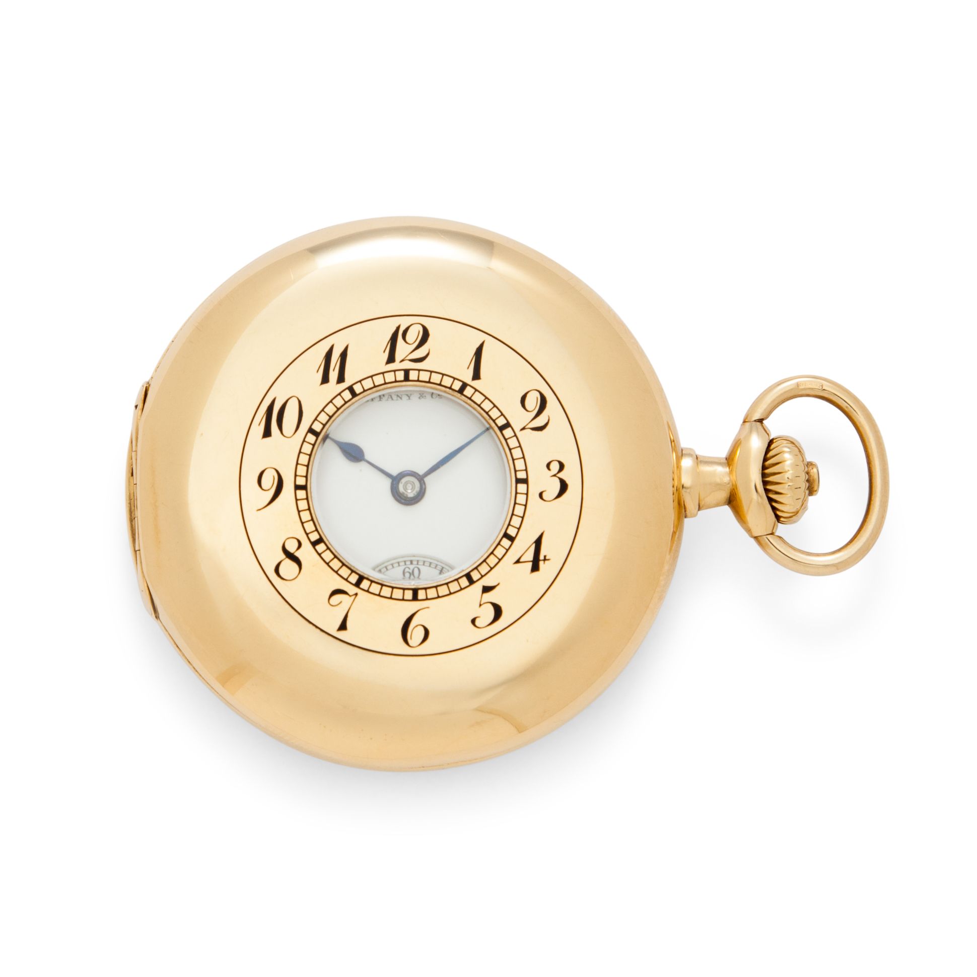 Patek Philippe. A fine 18K gold half hunter cased lever watchRetailed by Tiffany & Co., Case No.274350, Movement No.162912, made 1911