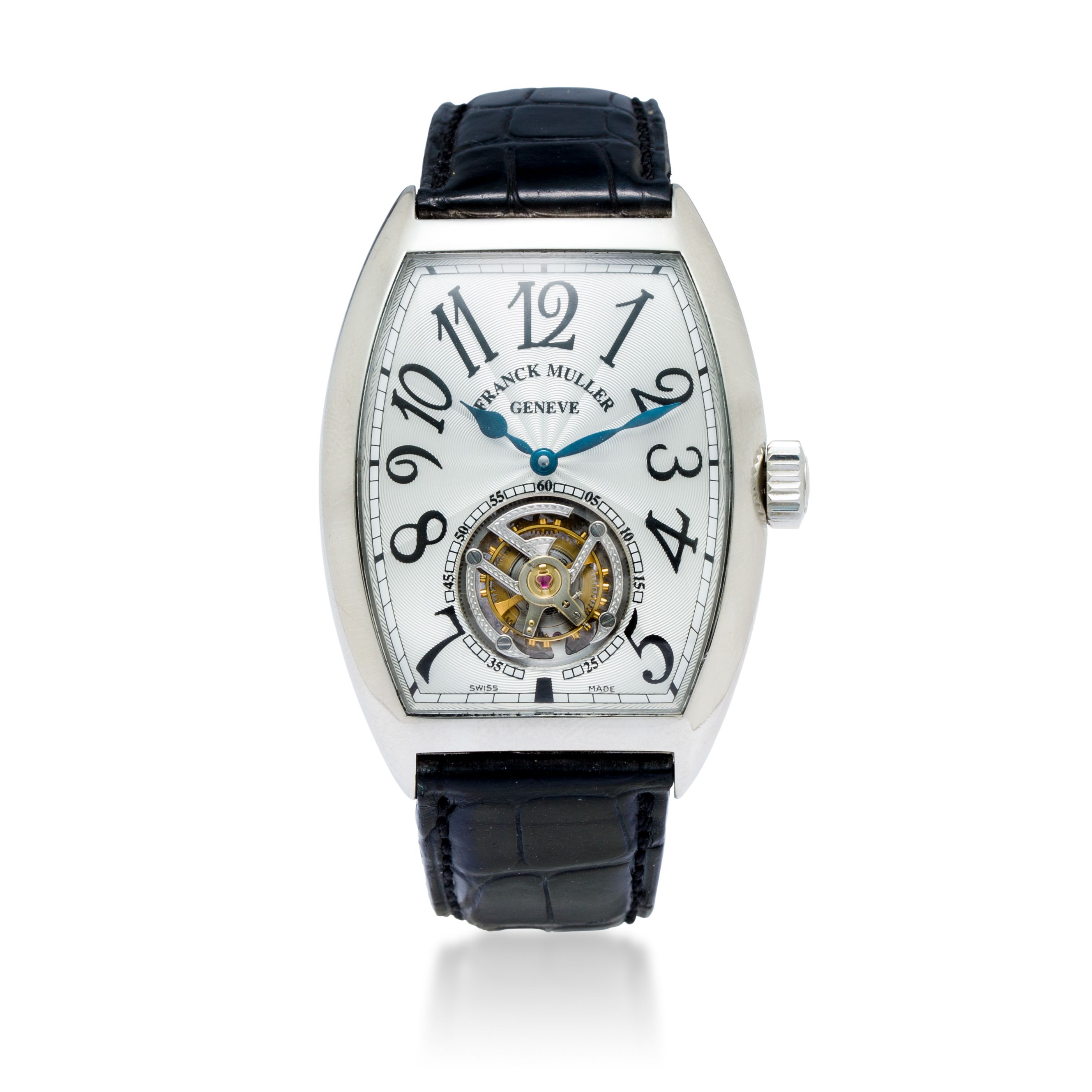 Franck Muller. A fine platinum tourbillon wristwatchMaster Imperial, Ref:7851 T, No.63