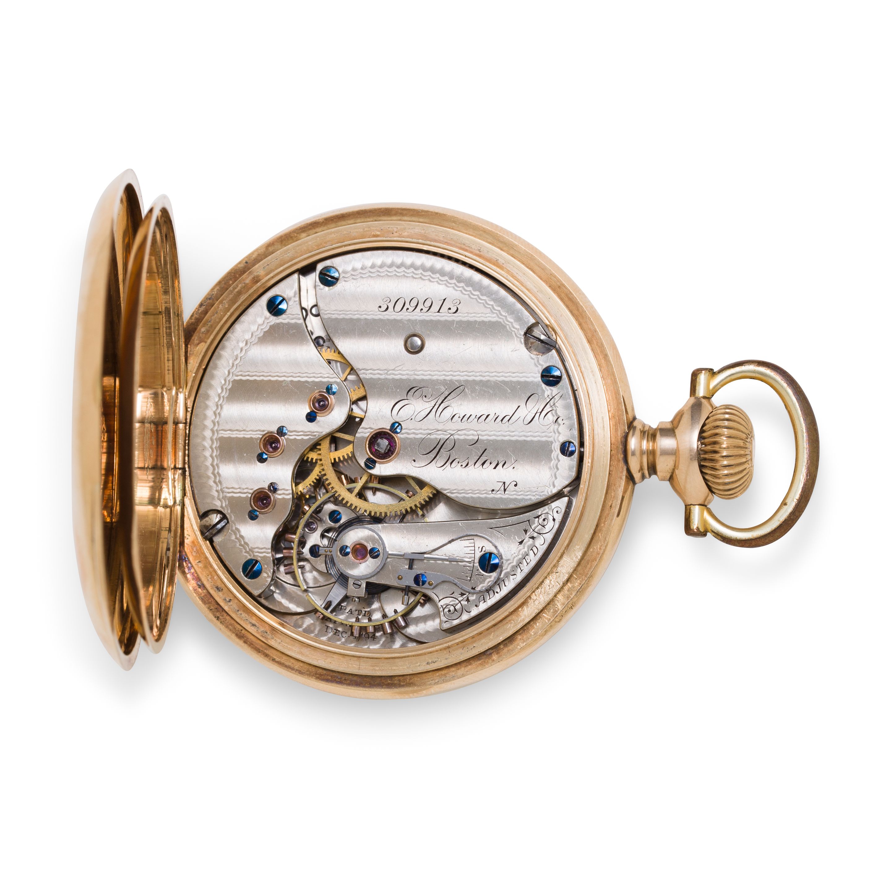 E. Howard & Co., Boston. A fine 14K gold open face watchSeries VIII, No. 309913