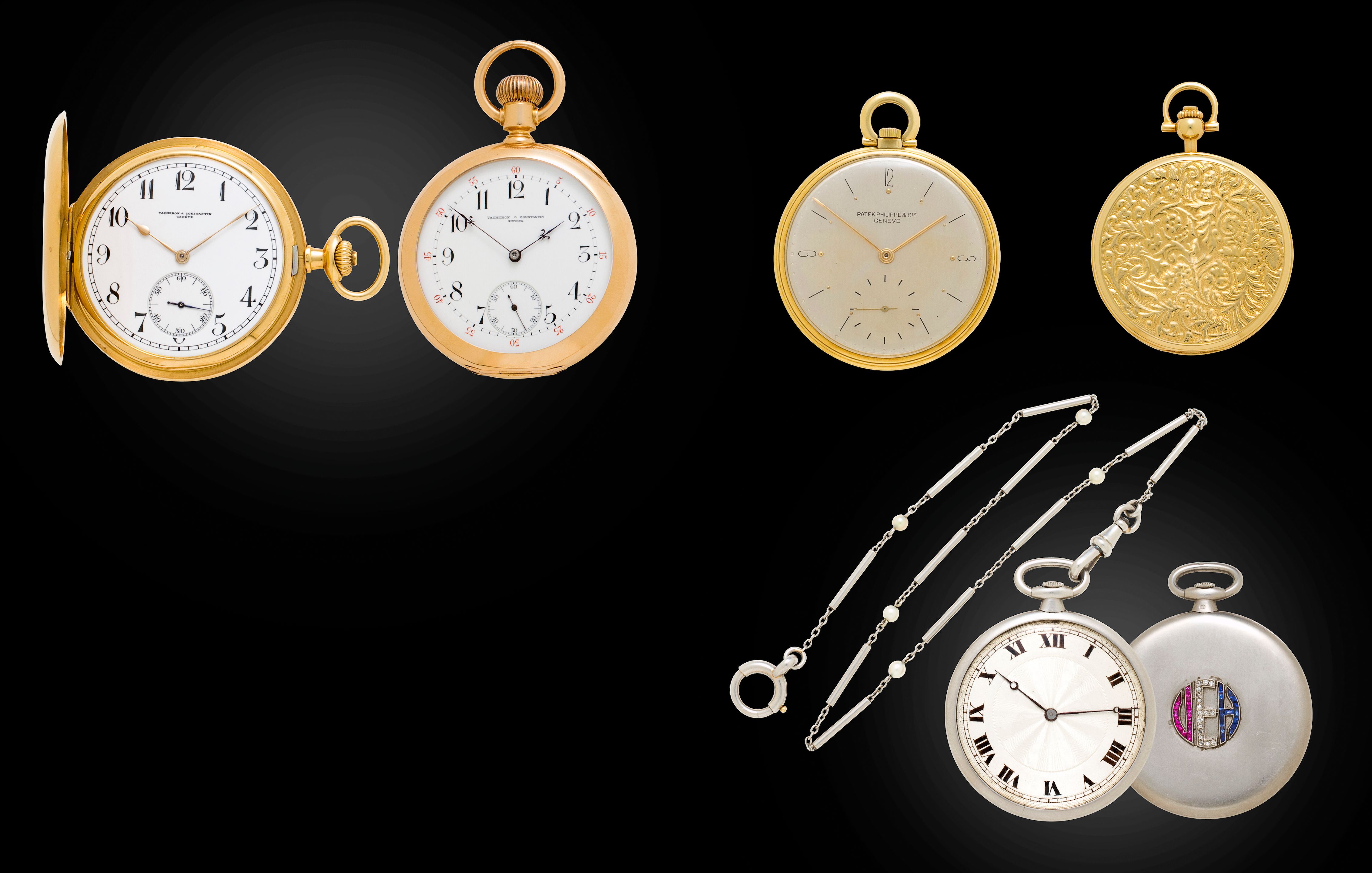 Chopard. A chased 18K gold hunter cased dress watchRef: 3014, Case no. 156739