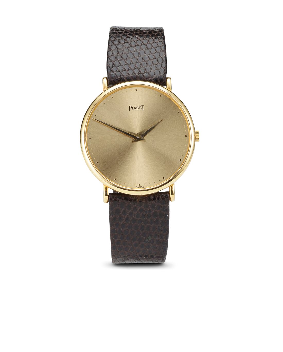 Piaget. A thin 18K gold wristwatchCase. No. 334808, Movement no. 7904452