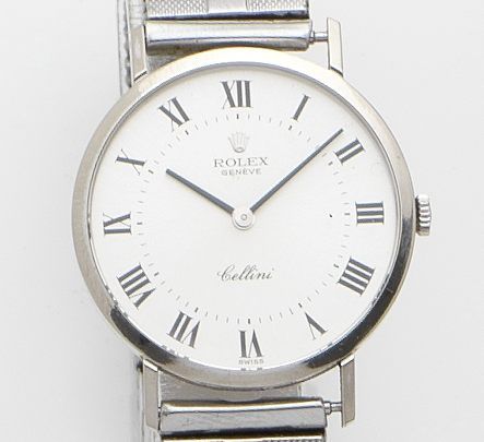 Rolex. An 18ct gold manual wind bracelet watchCellini, Ref:4112, Case No.4334827, Circa 1975
