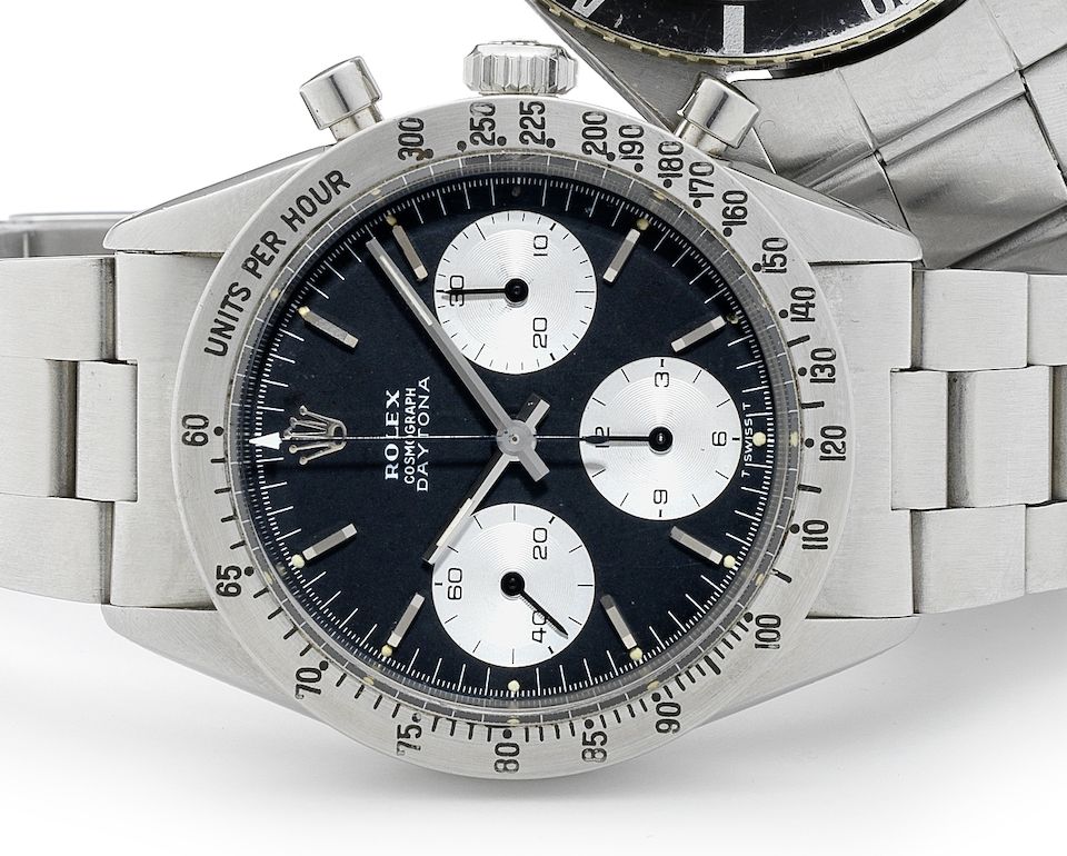 Rolex. A fine stainless steel manual wind chronograph bracelet watchCosmograph, Ref:6239, Case No.1192***, Circa 1963