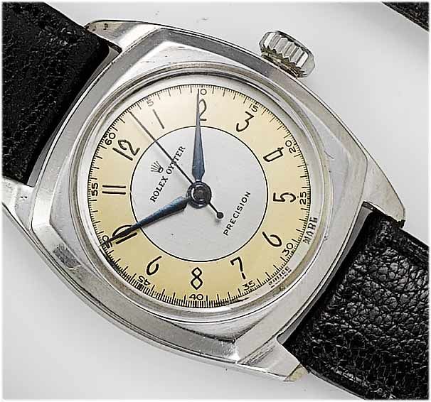 Rolex. A gents stainless steel centre seconds wristwatch Oyster, Ref:4547, 1940's