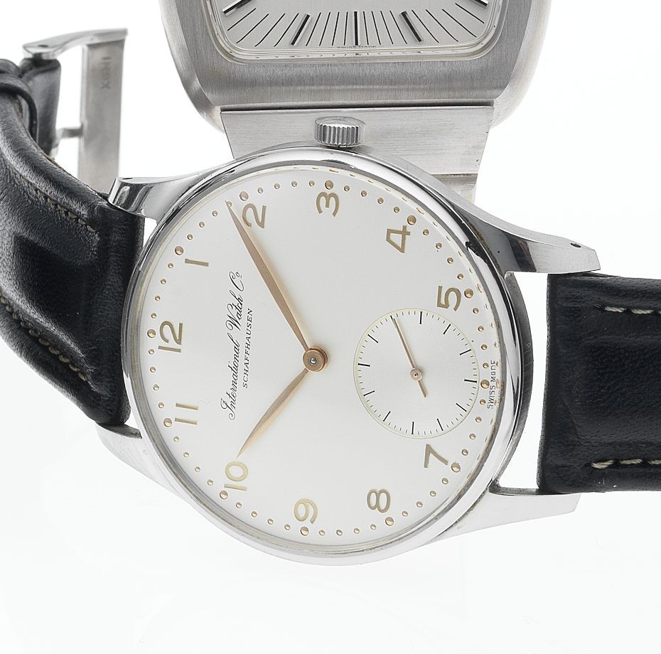 IWC. A fine oversized stainless wristwatchPortuguese, Case No.1455162, Movement No.2286247, Recent