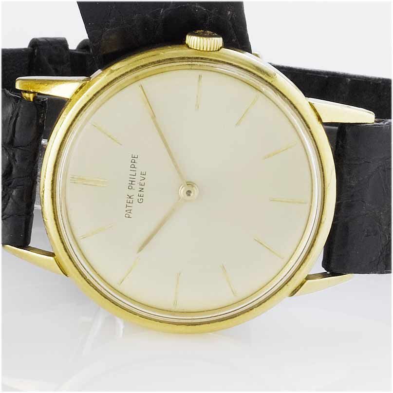 Patek Philippe. A fine 18ct gold wristwatch Ref:3416, Case No.2616177, Movement No.786184, 1960's