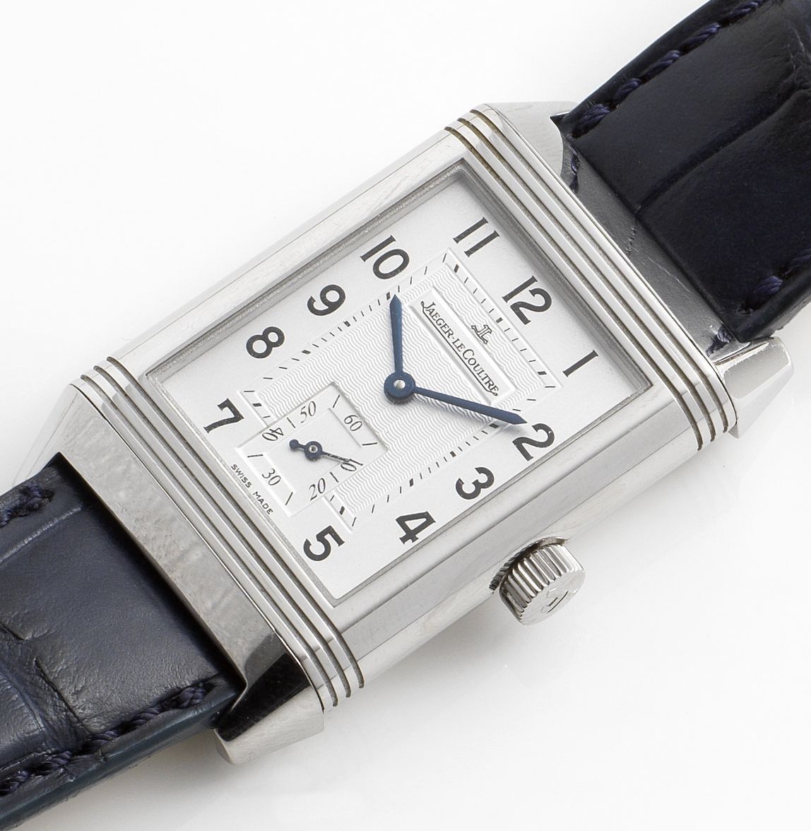 Jaeger LeCoultre. A stainless steel manual wind wristwatchReverso Grande Taille, Ref:270862, Recent