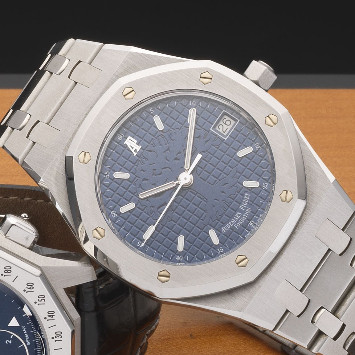 Audemars Piguet. A stainless steel automatic calendar bracelet watchRoyal Oak Time for the Trees Foundation, Ref:15100ST.0.0789ST.01, Case No.E-20055, Circa 1999
