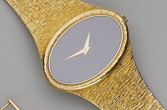 Piaget. A lady's 18ct gold bracelet watch1960's