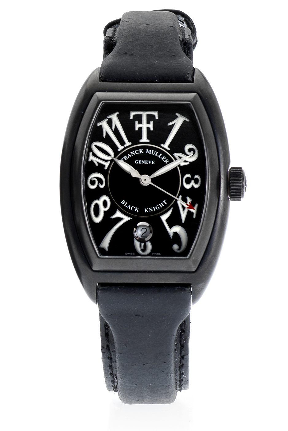 Franck Muller. A rare blackened steel automatic wristwatch limited to an edition of 25 pieces and designed in collaboration with Theo FennellBlack Knight, Number 02/25, ...