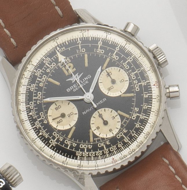 Breitling. A stainless steel manual wind chronograph wristwatchNavitimer, Ref:806, Case No.1064599, 1960's