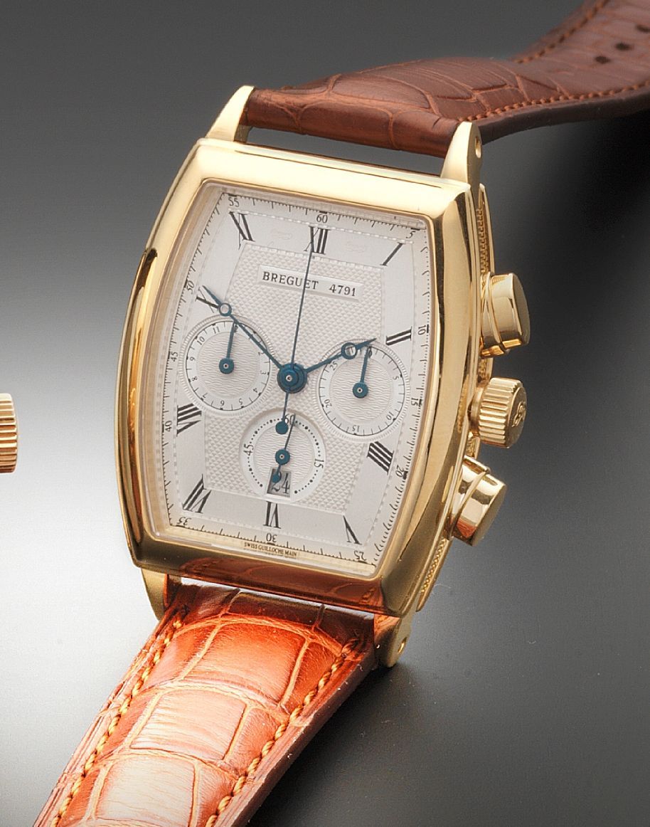 Breguet. A fine 18ct gold automatic calendar wristwatchHeritage, Ref:5460, No.4791, recent