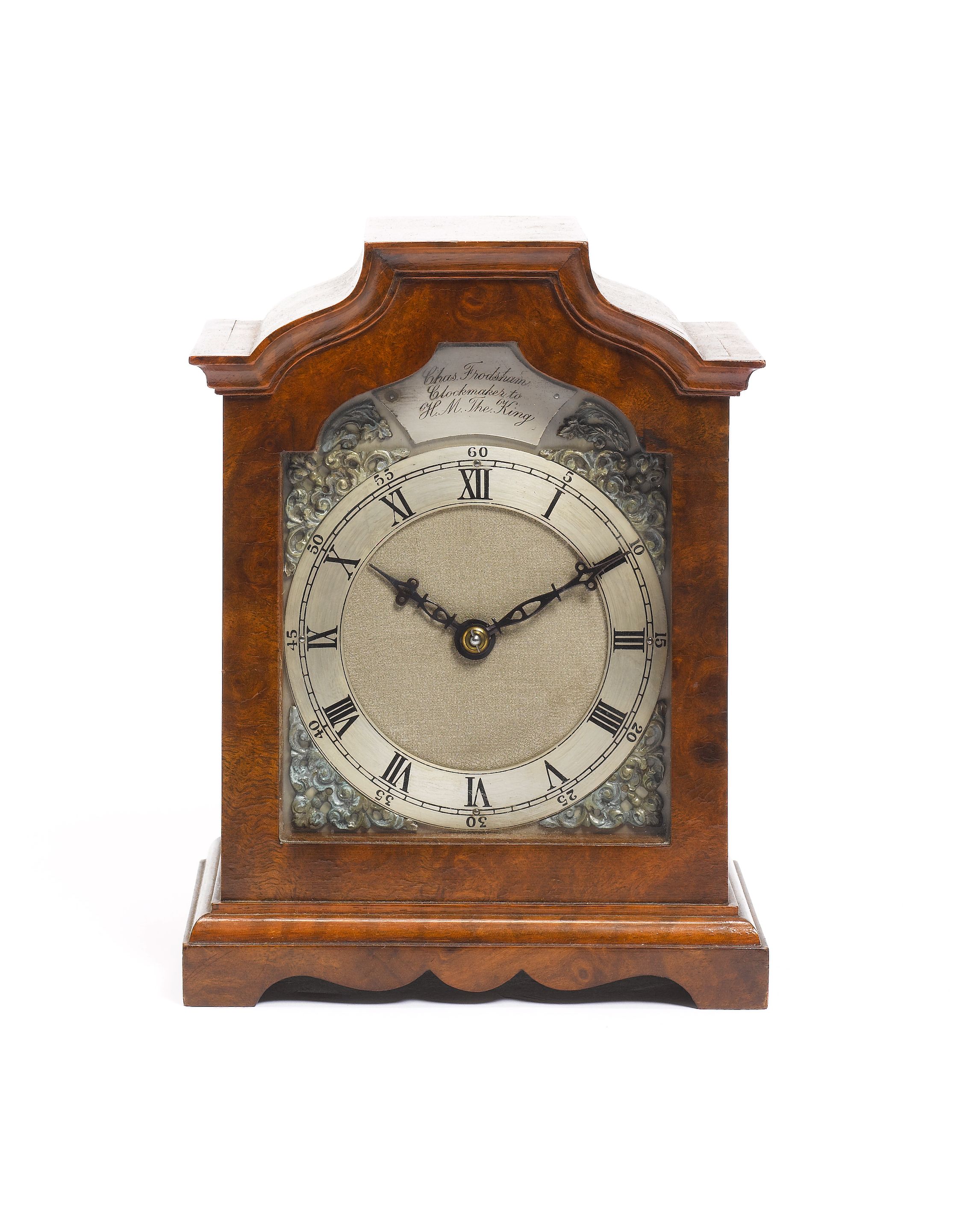 A 20th century walnut cased timepiece Charles Frodsham