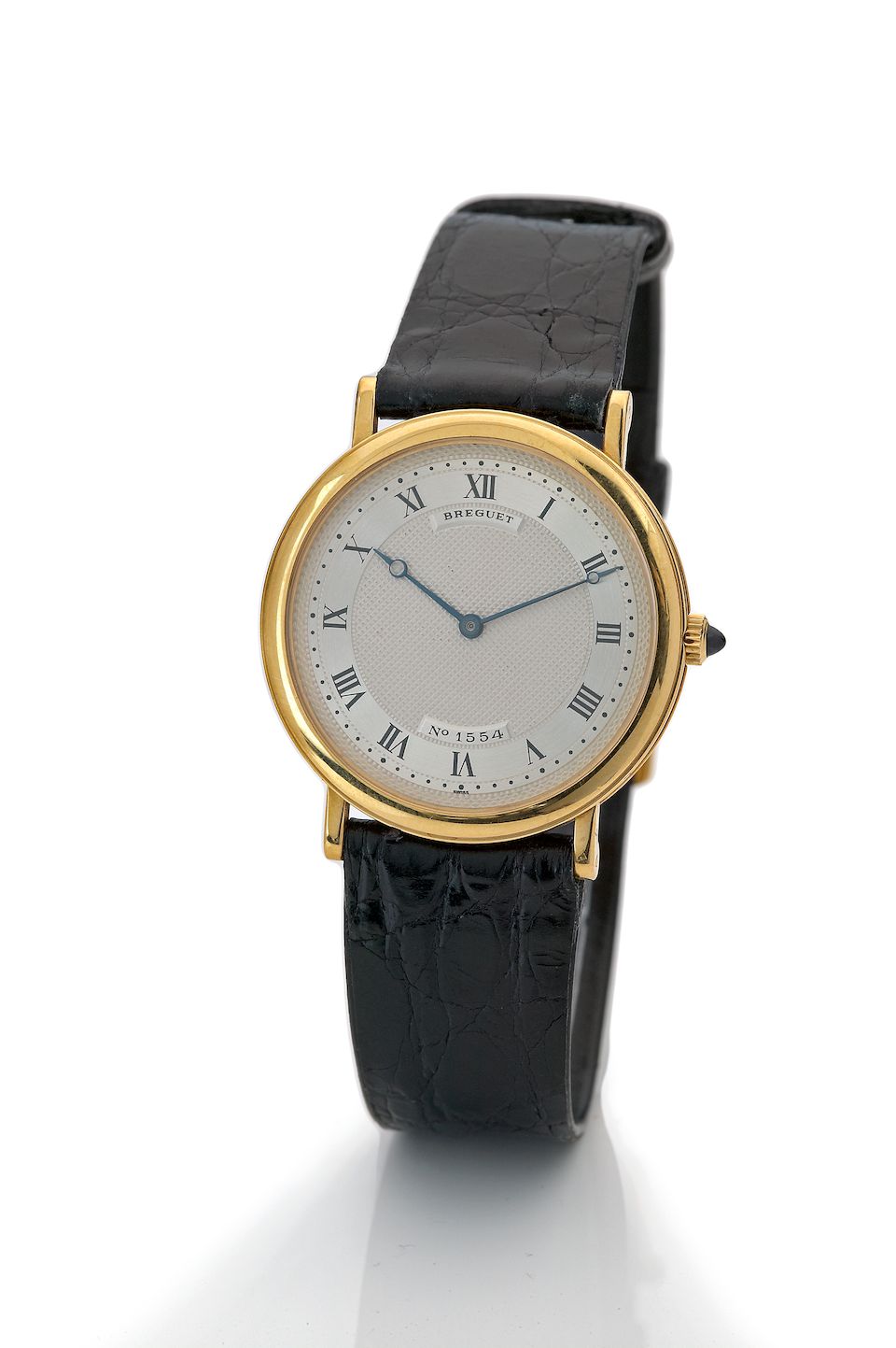Breguet. A fine 18K gold automatic wristwatchNo. 1554A