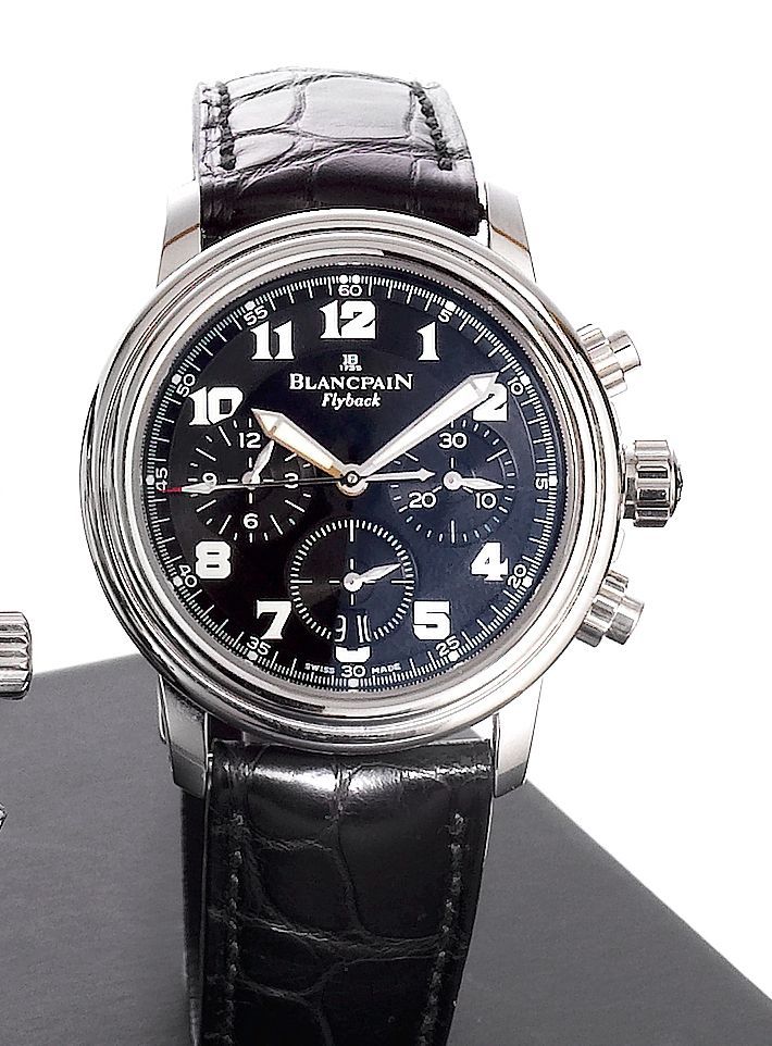 Blancpain. A fine stainless steel automatic chronograph wristwatchFlyback, Ref:2185F-1130M-53A No.6690, Sold 30th December 2007