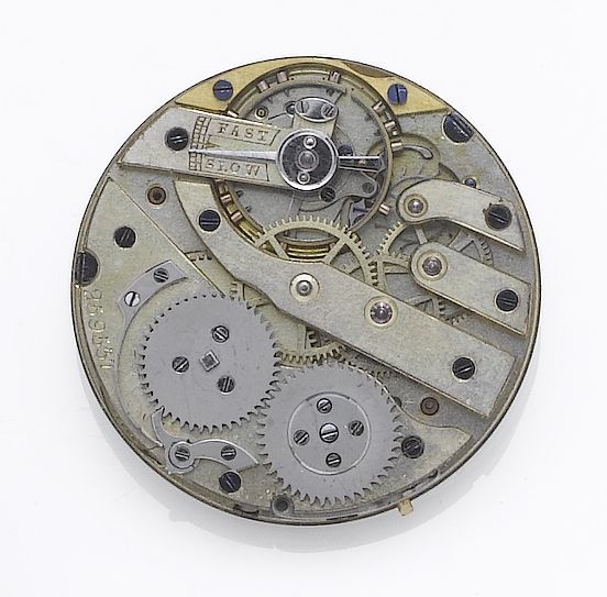Swiss. An early 20th century pocket watch movement