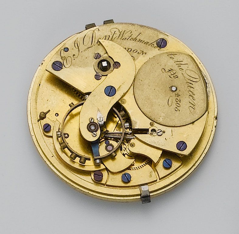 A 19th century chronometer watch movement E.J. Dent