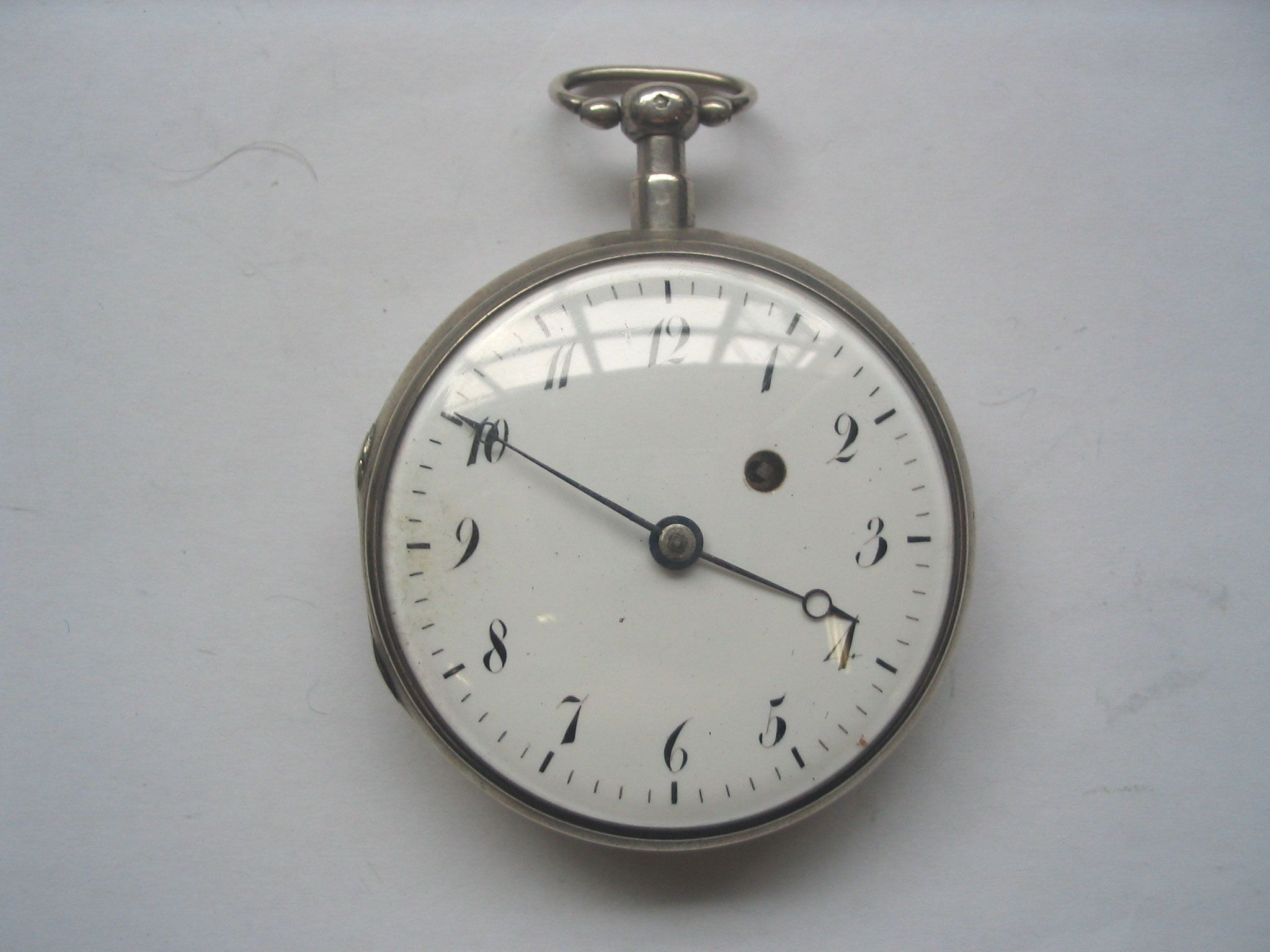 Swiss. A mid 18th century repeating pocket watch