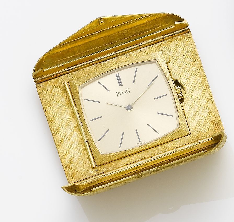 Piaget. An 18ct gold purse watch in the shape of an envelope Movement No.836977, 1950's