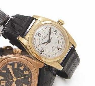 Rolex. A 9k gold center seconds wristwatchOyster Chronometer, Ref.3009, 1940s
