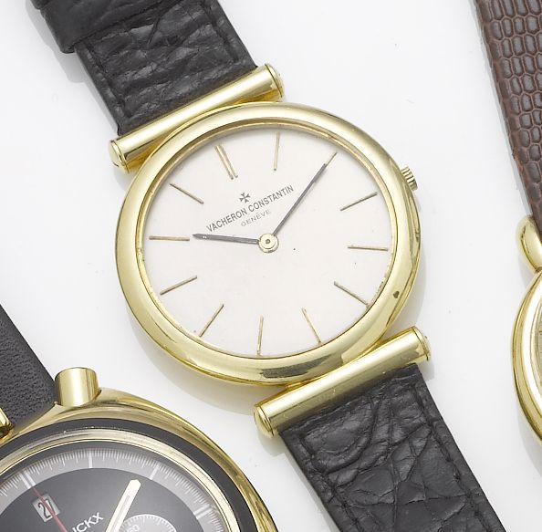 Vacheron & Constantin. An 18ct gold wristwatchCase No.428377, Movement No.600744, 1980's