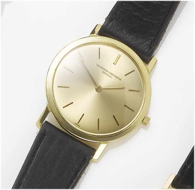 Vacheron Constantin. An 18ct gold slim wristwatch 1970's