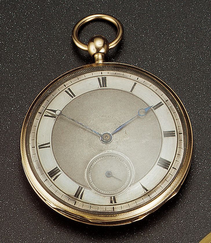 Lepine. An early 19th century repeating open faced pocket watch Swiss No.17147