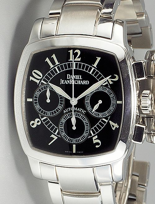 Daniel Jean Richard. A large gents stainless steel automatic chronograph bracelet watch Grand TV Screen, Ref:25016, No.1090, 2004