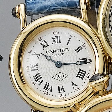 Cartier. A lady's 18ct gold limited edition quartz wristwatchDiablo, made for Cartier's 150th anniversary in 1997